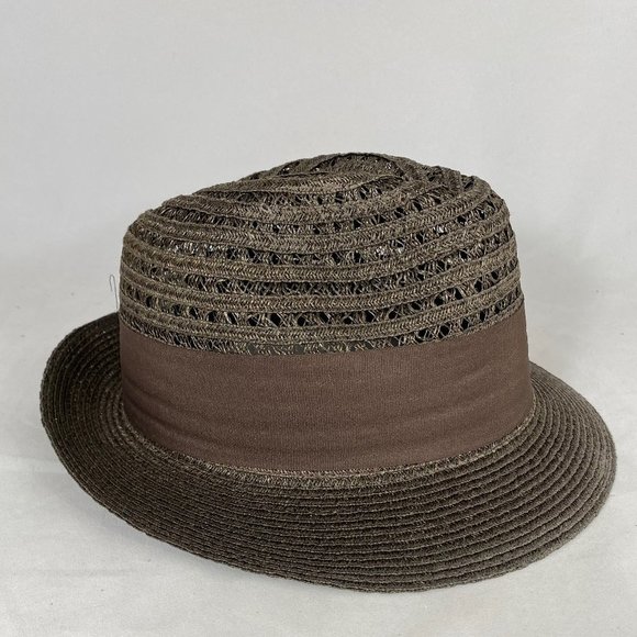Scala Classic Fedora Pinch Front Hat 100% SISAL - Picture 8 of 13